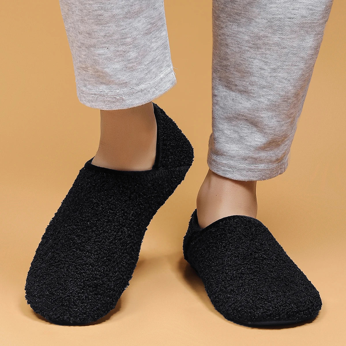 pantofole con pelo uomo