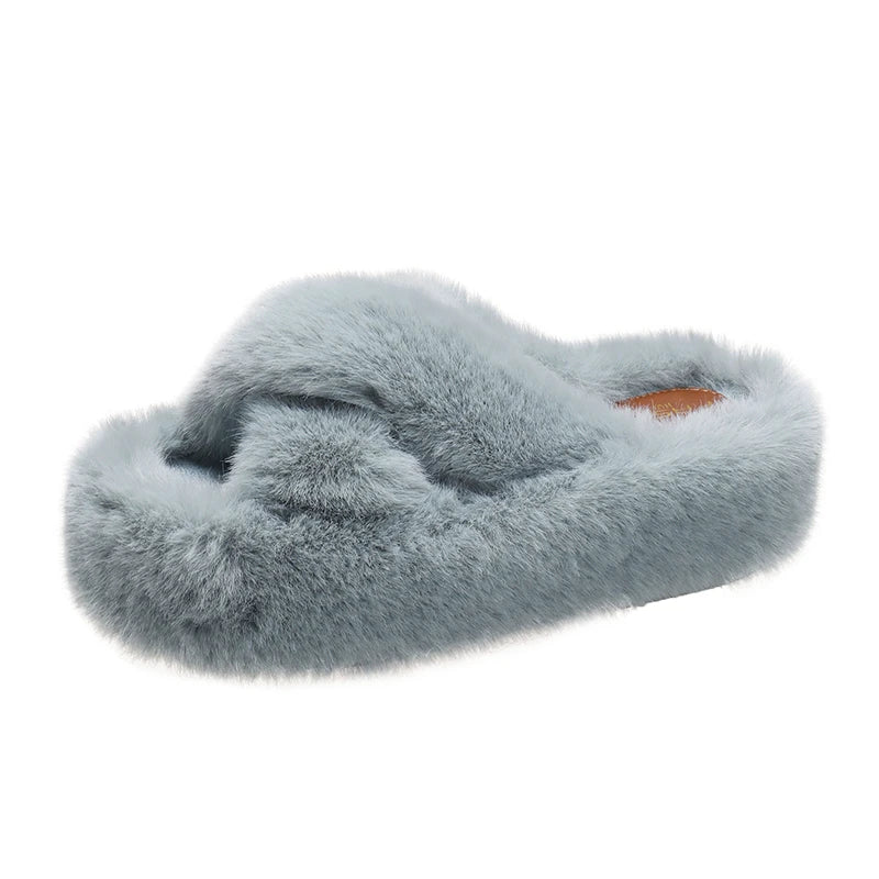 pantofole donna con zeppa alta