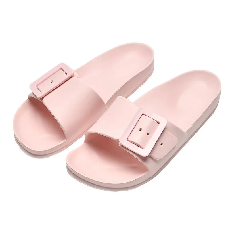 pantofole eleganti bianche da donna per l'estate