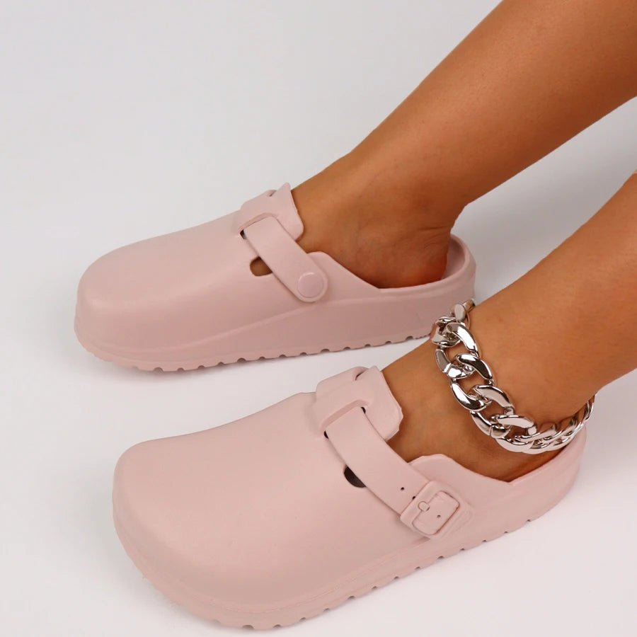 pantofole pianta larga donna