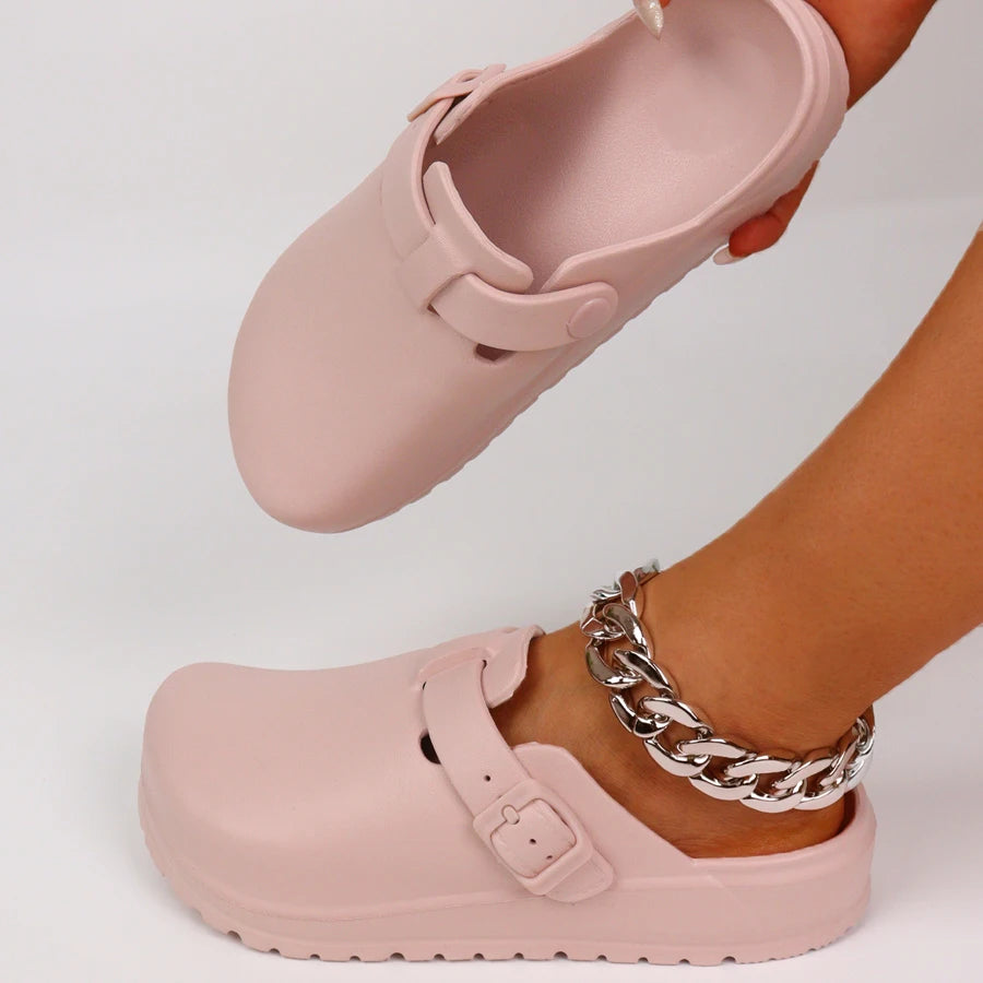 pantofole pianta larga donna