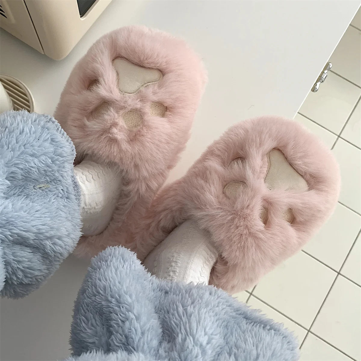 pantofole zampa gatto