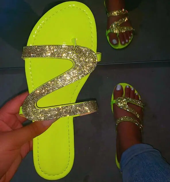 pantofole diamante pantofole con strass