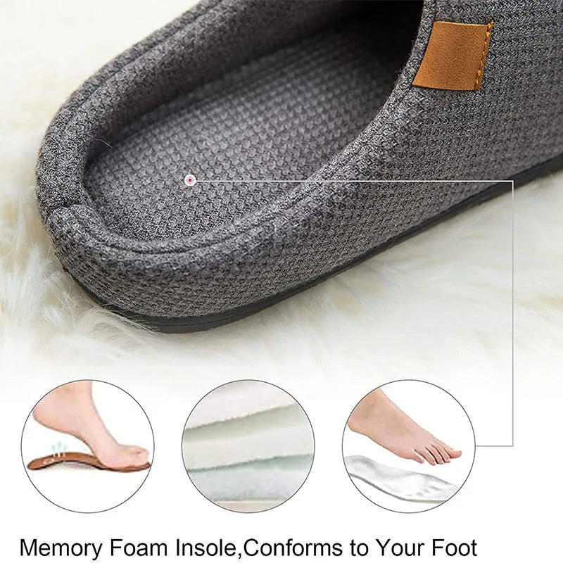 pantofole con memory foam