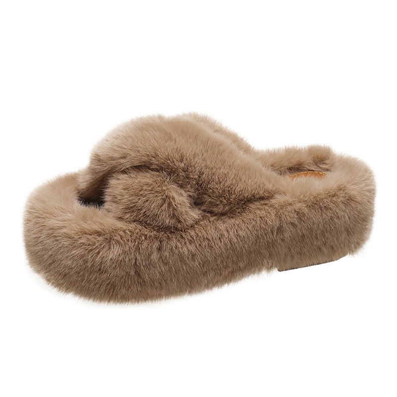 pantofole donna con zeppa alta