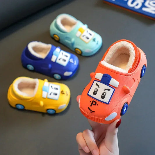pantofole da camion per bambini cartoon