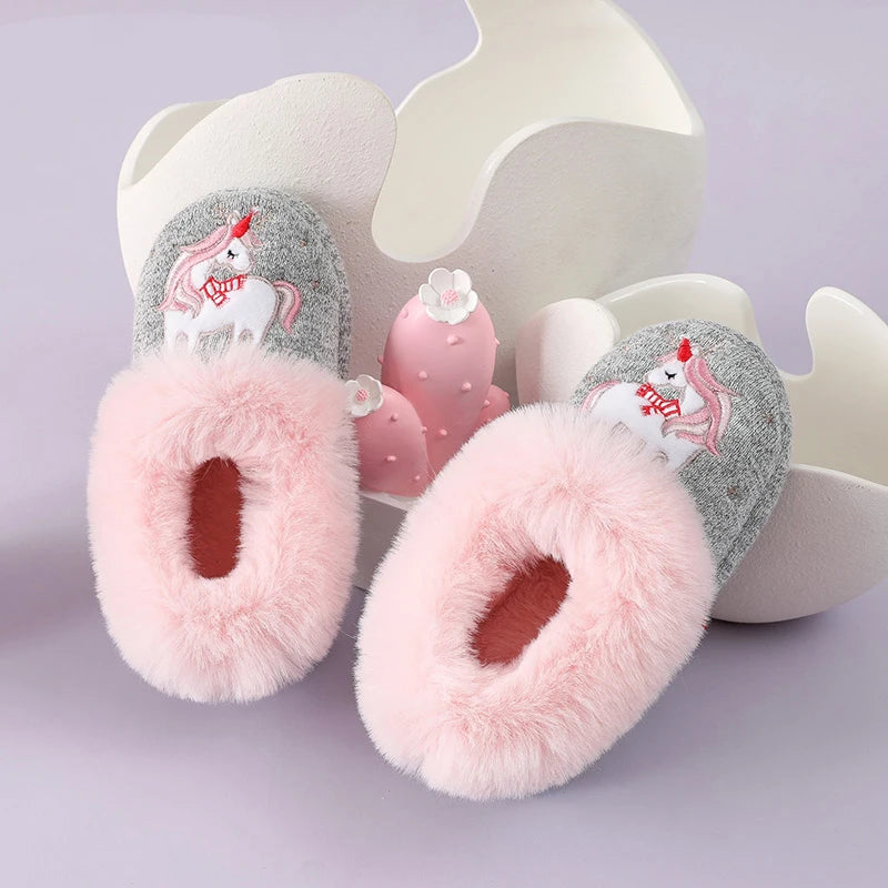 calda pantofola invernale per bambino