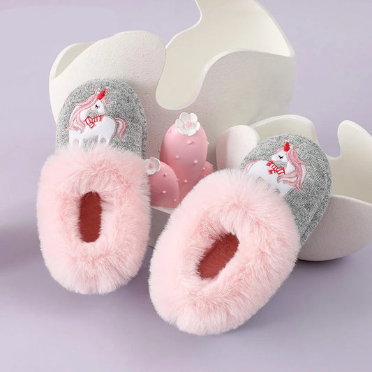 calda pantofola invernale per bambino