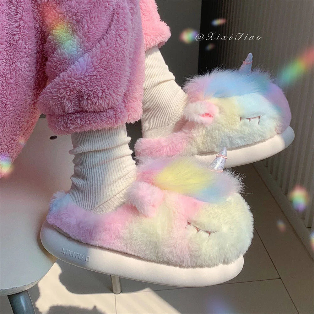 pantofole da unicorno