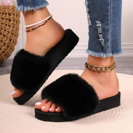 pantofole con le piume