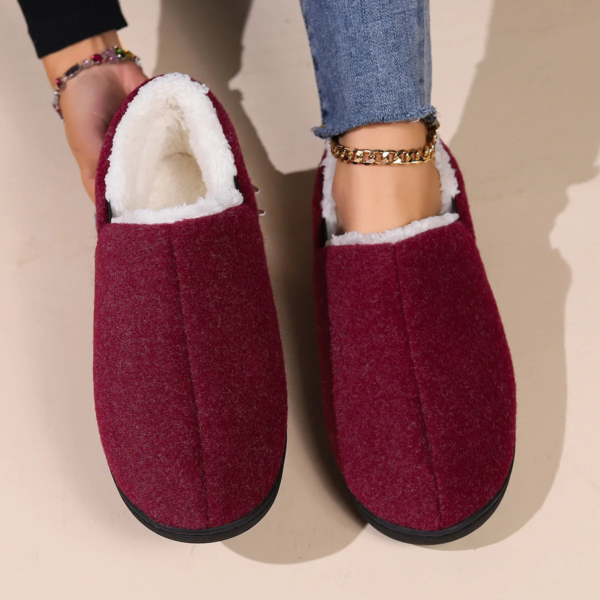 pantofole cotone uomo