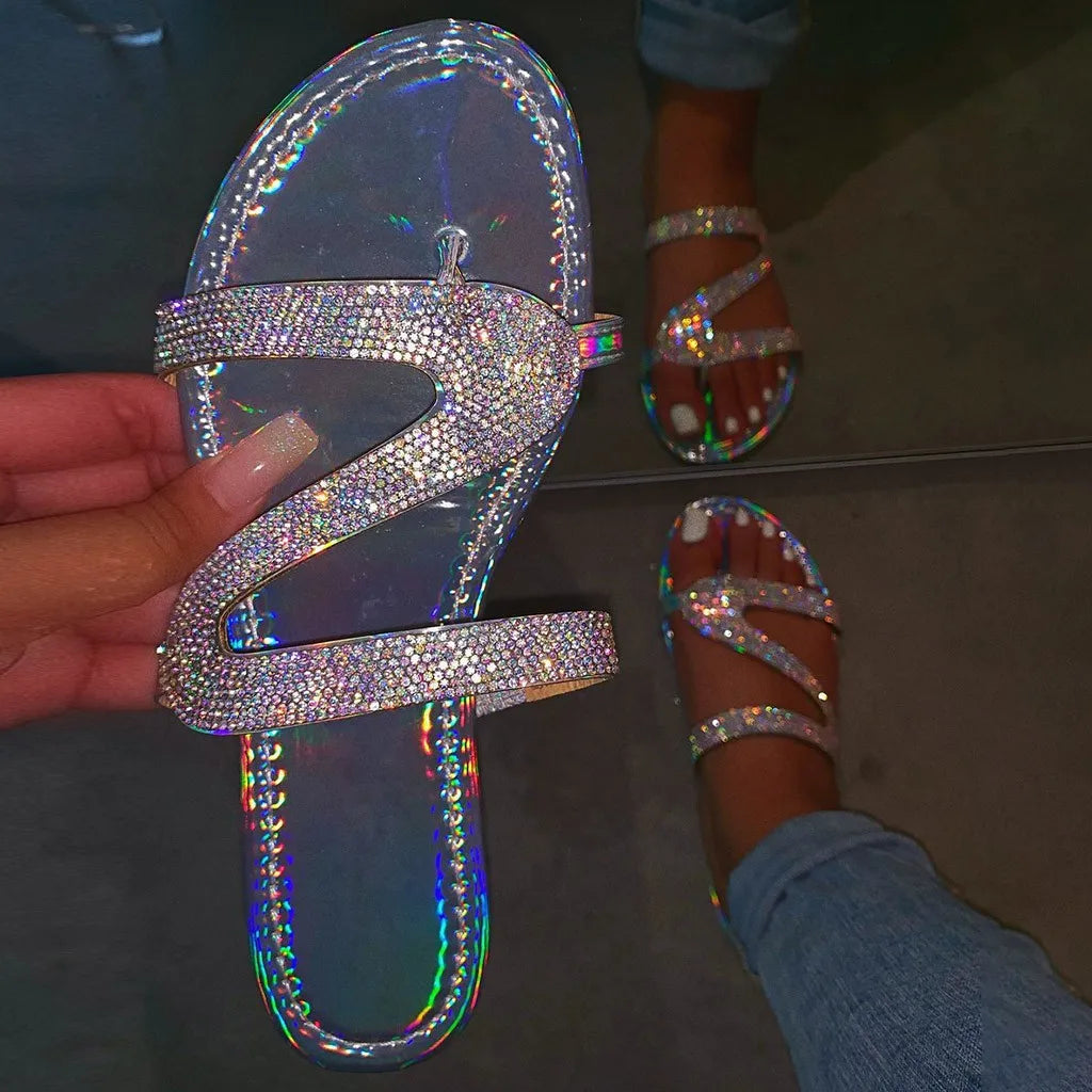 pantofole diamante pantofole con strass