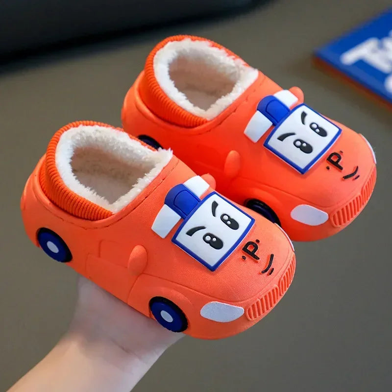 pantofole da camion per bambini cartoon
