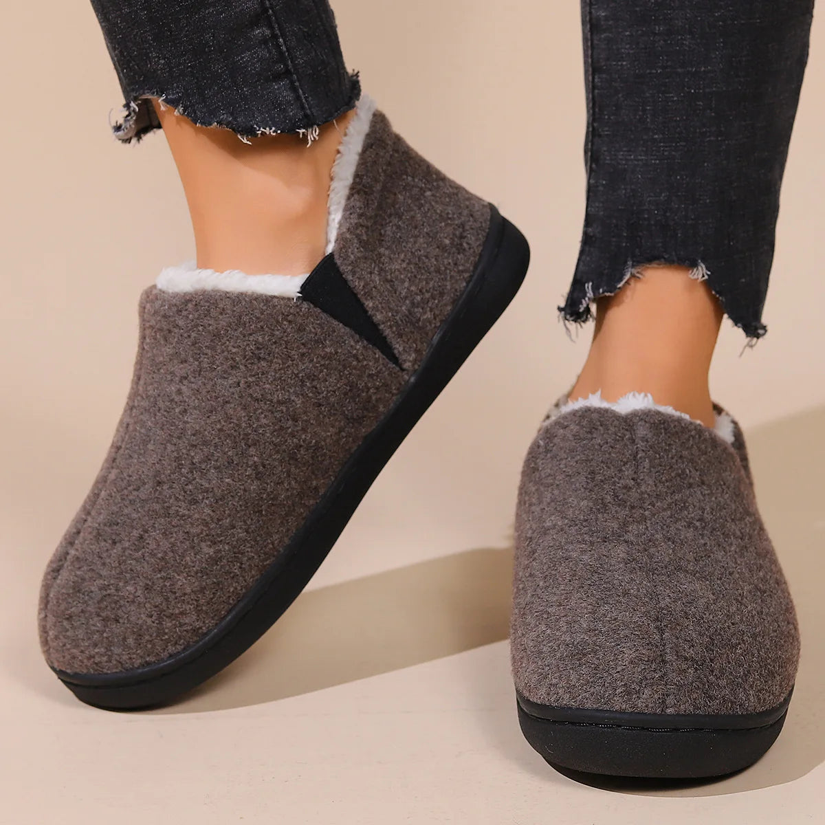 pantofole cotone uomo