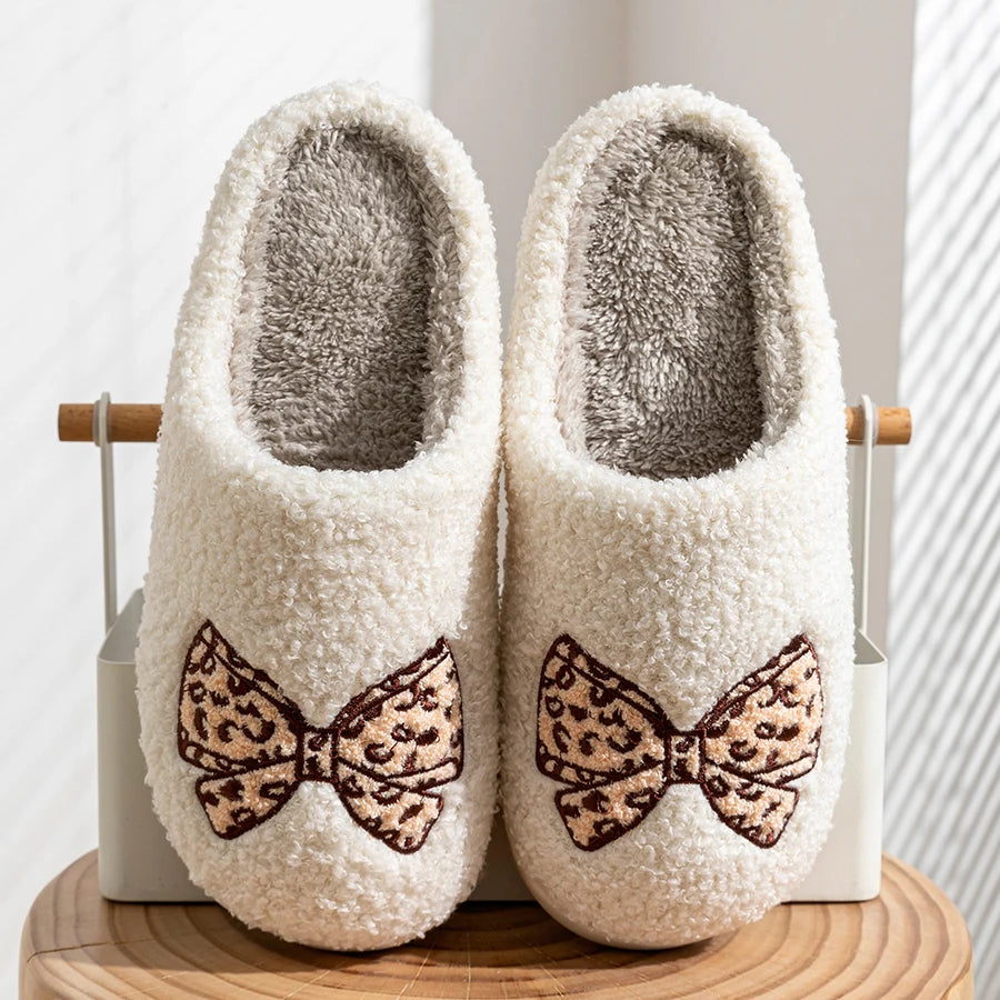 pantofole con nodo da donna