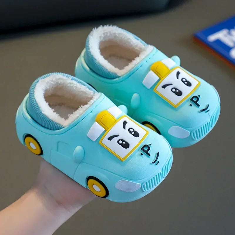 pantofole da camion per bambini cartoon