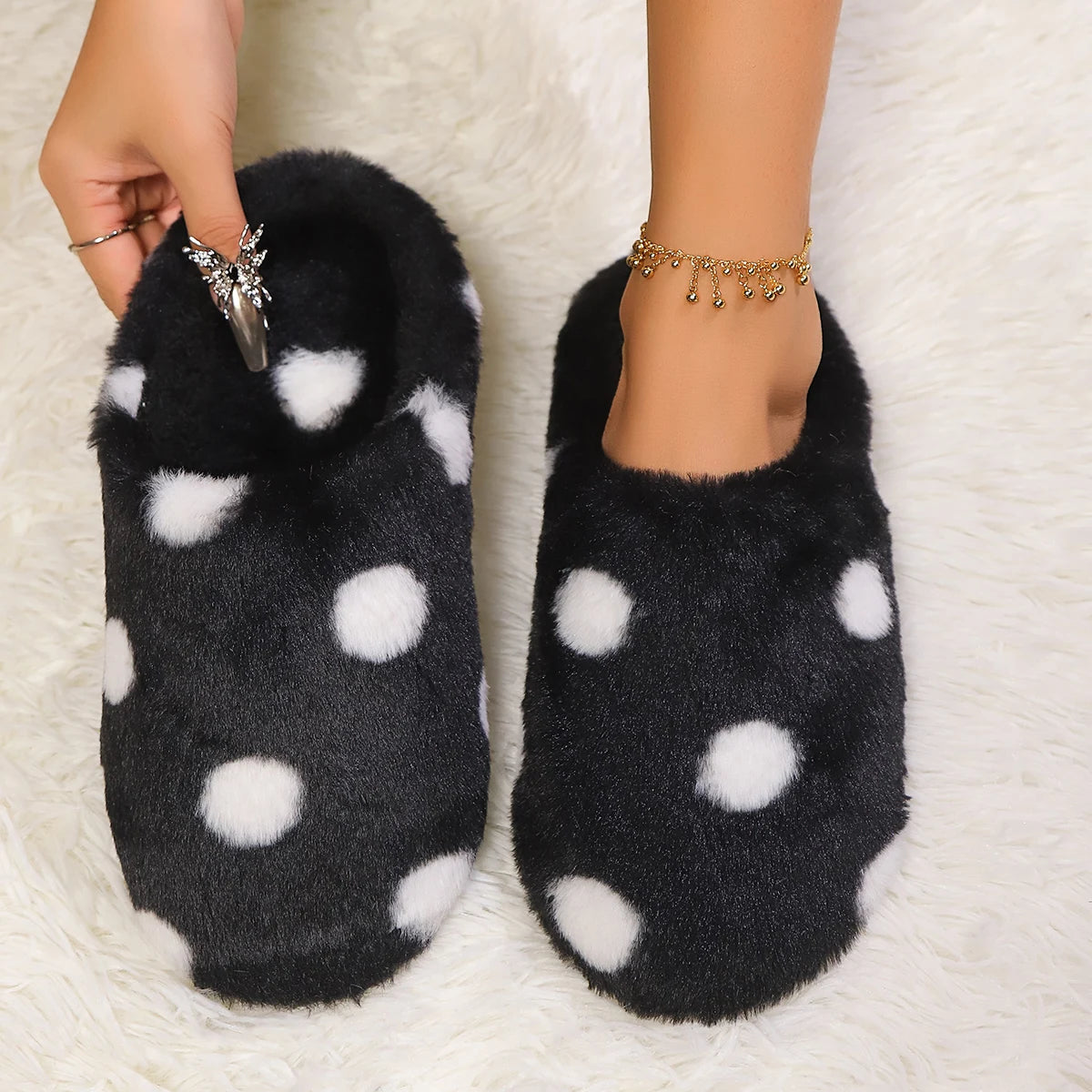 pantofole ballerine da casa cuore donna