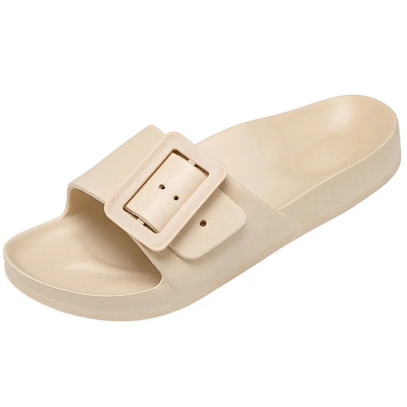 pantofole eleganti bianche da donna per l'estate