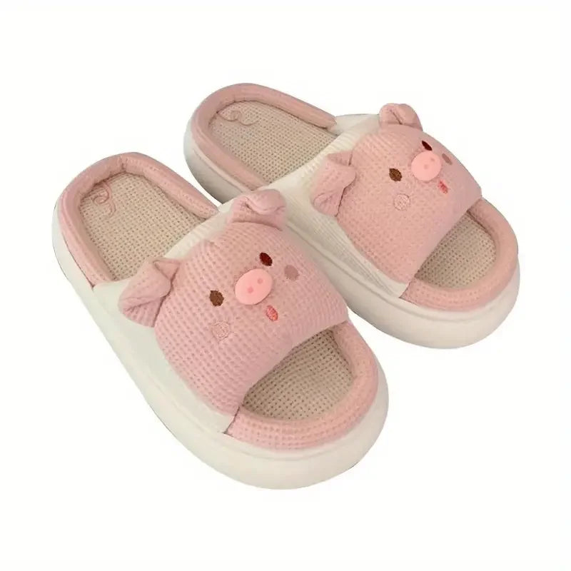 PANTOFOLE MAIALE DONNA CASA ESTATE
