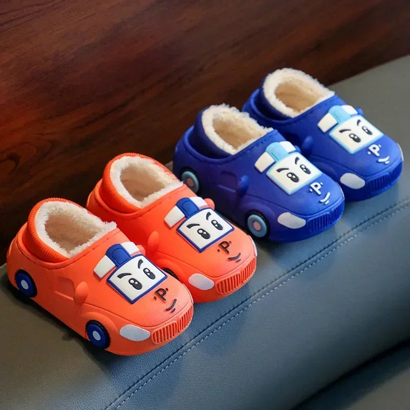 pantofole da camion per bambini cartoon