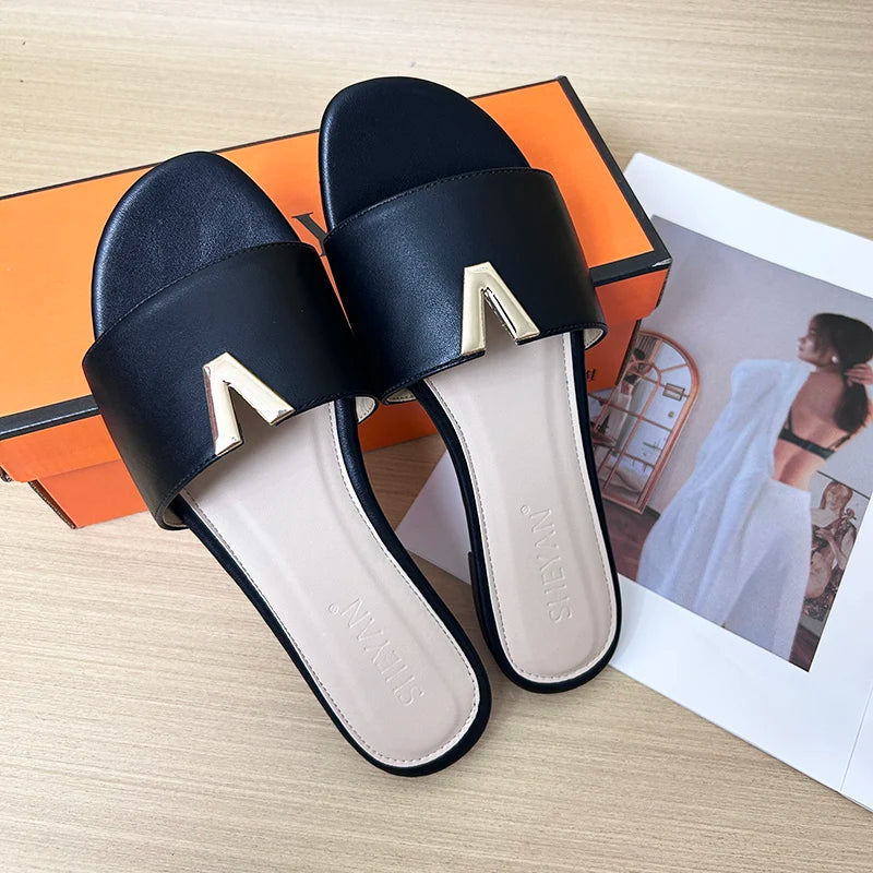 elegante ciabatta da spiaggia da donna