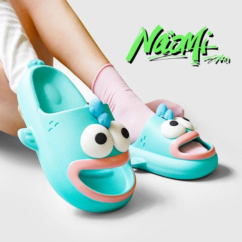 pantofole divertente oumo donnna aqu piscina mare