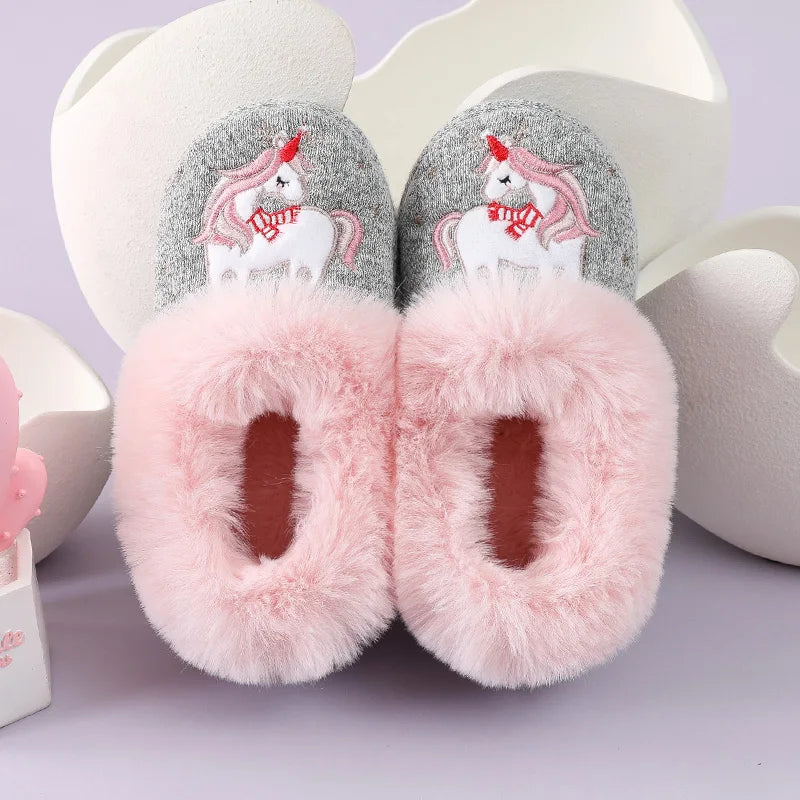 calda pantofola invernale per bambino
