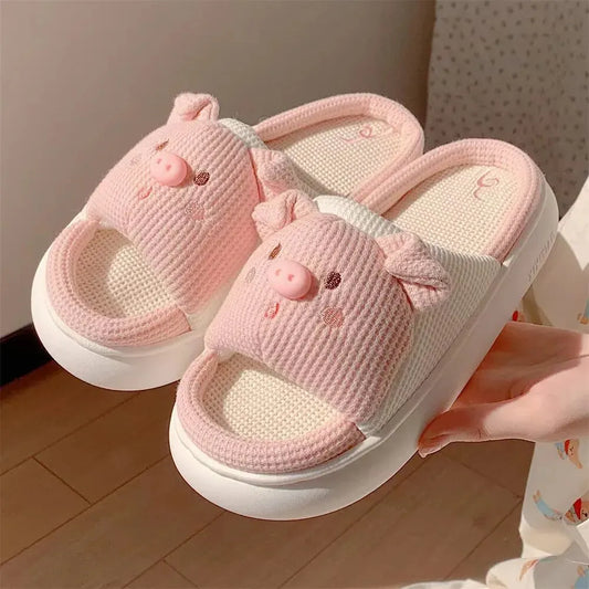 PANTOFOLE MAIALE DONNA CASA ESTATE