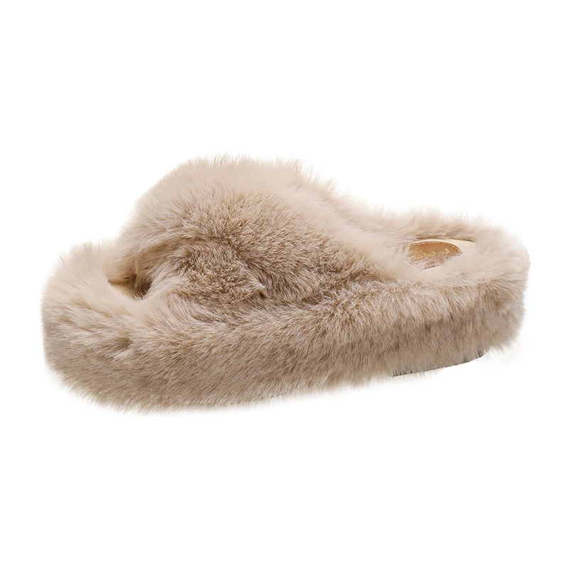 pantofole donna con zeppa alta