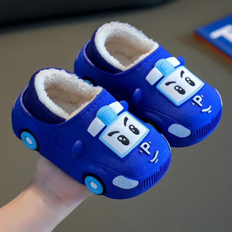 pantofole da camion per bambini cartoon