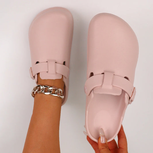pantofole pianta larga donna