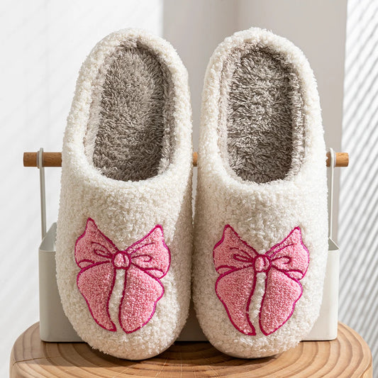 pantofole con nodo da donna
