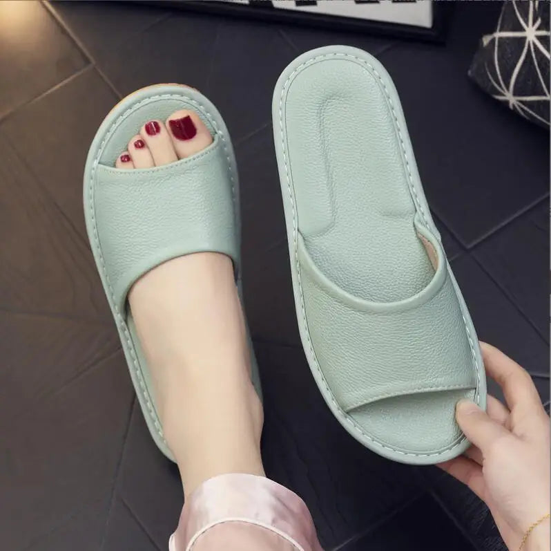 pantofole in pelle da uomo