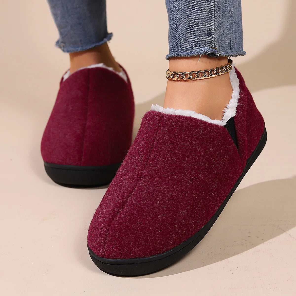 pantofole cotone uomo